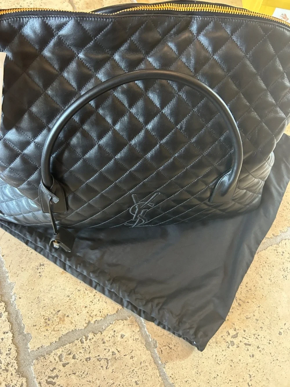 Saint Laurent ES Giant Travel Bag.  Made in Italy.